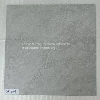 2mm Water-ground Stone PVC Floor Back Dry LVT Floor Square Stone Plastic Floor Tile Cement Grey Sheet Flooring Glue