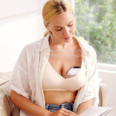 Hot Sale Wireless Electric Breast Pump BPA-free Silicone Wearable Hands-free Breast Pump photo-2