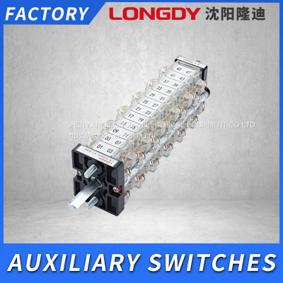 Auxiliary Switch High Voltage Switch Silver Contact Mounting Accessories PC Material photo-3