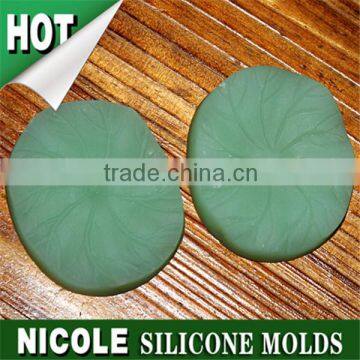 Nicole factory Q0060 silicone lotus leaf shape sugar craft cake decorating molds