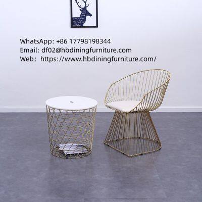 Wire dining chair