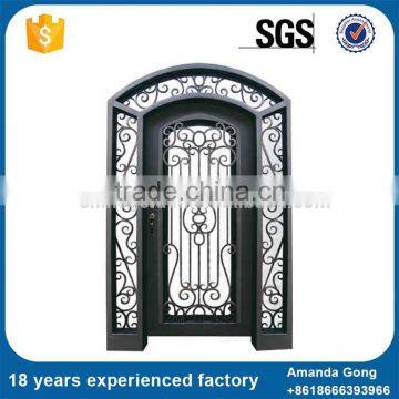 Wholesale Bottom Price Single Iron Grille Entry Doors photo-5