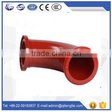 Wear resistant concrete pump 90 degree carbon steel elbow