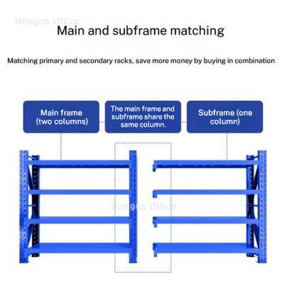 High Capacity Industrial Rack, Refined Cold Rolled Steel With Wave-shaped Beam for Heavy Duty Tool and Equipment Storage, Best Selling photo-3