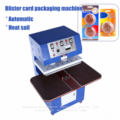 Automatic Plastic Blister Forming Packaging Packing Machine Scourer Packing Machine