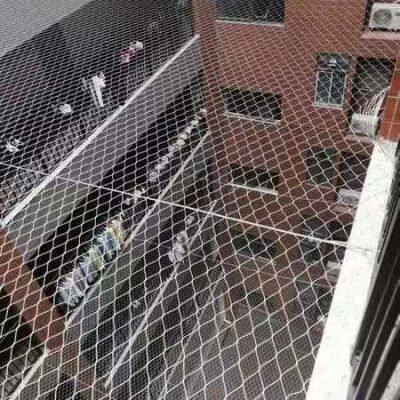 Emergency Stairway Safety Net - Stainless Steel Wire Rope Mesh for Handrail & Balcony photo-2