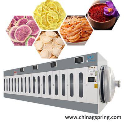 Вакуумная микроволновая печь с высокой эффективностью и низкой температурой. Вакуумный микроволновый сушильный аппарат для пищевой, фармацевтической и химической промышленности.