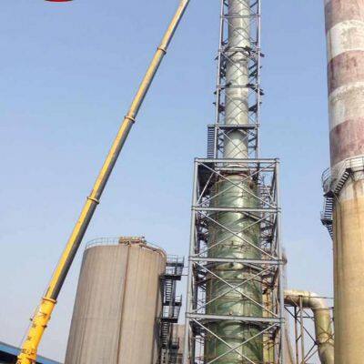 Manufacturer of Design, Production and Installation of Fiberglass Desulfurization Towers for Brick Factories - Trust Hebei Yike