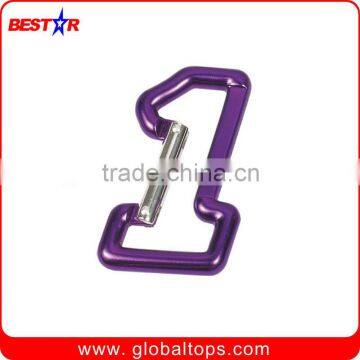 10 years experienced free sample Novel Custom Carabiner in Alumium Material