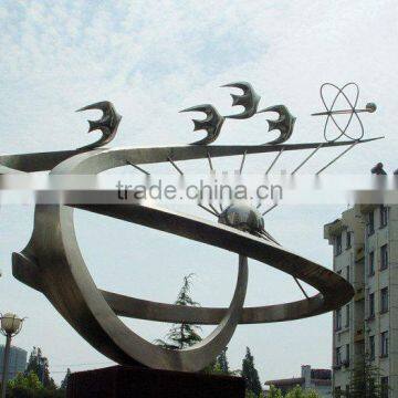 2016 New Outdoor Stainless Steel Craft Modern Outdoor Decoration Sculpture Symbolic