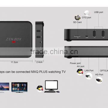 New Professional Brand Zen-Box 2GB DDR3 S905 HD 4K2K KODI IPTV Receiver Quad Core Android TV Box photo-4