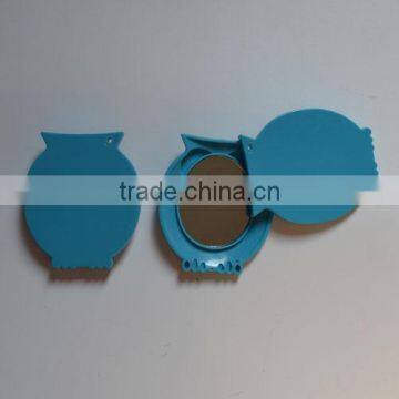 2015 Hot Selling Cartoon Owl Shaped Magic Mirror ,wedding Gift Hand Mirror photo-3