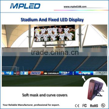 The most popular advertising led display in soft mask stadium led display