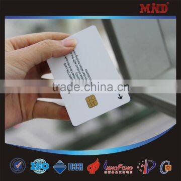 MDC337 Offset Printing Contact ic Smart Card With Magnetic Stripe