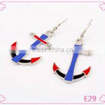 Top Design Cheap Earrings Fashion Charm Anchor Earrings