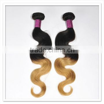 Full cuticle healthy ends virgin brazilian body wave cheap ombre hair extension