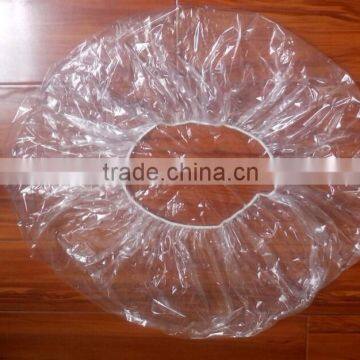 Disposable Plastic Hand Made Round Shower Cap