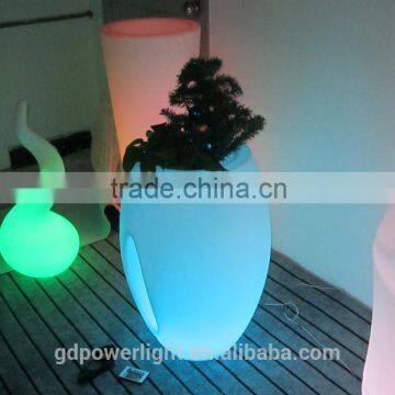 New PE Plastic Flowerpot With LED Light YXF-4667 photo-3