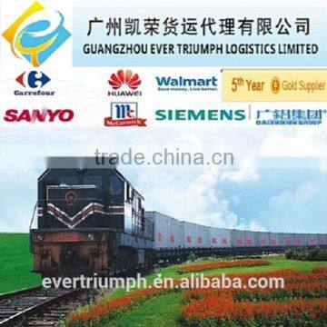 Intermodal shipping sea rail transport from China to USA