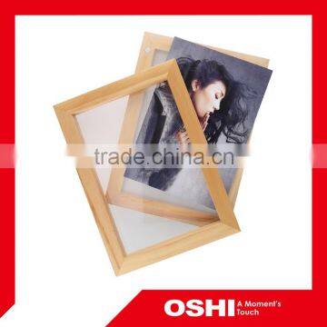 2 in 1 special love photo frame, photo picture frame with solid pine wood