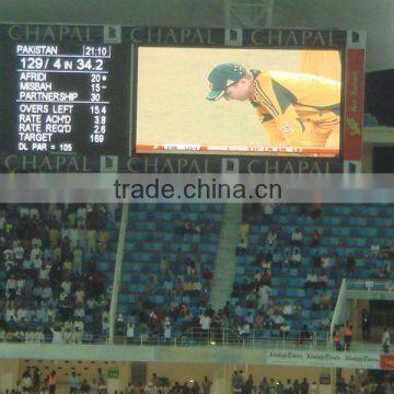 P16mm sports match video led screen stadium led screen