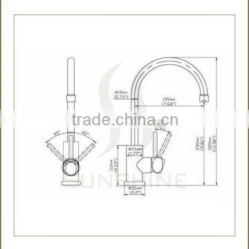 FT-A-19B Popular Stainless Steel Lead Free Kitchen Faucet photo-3