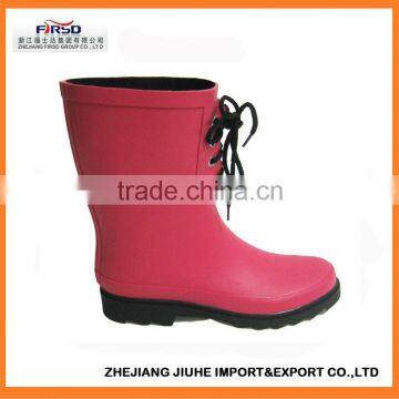 Middle cut Rubber Rain Boots