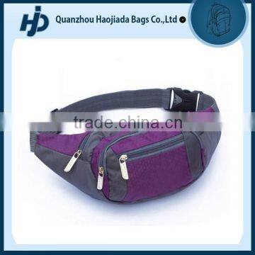 4 Zipper Pockets sport running belt waist bag