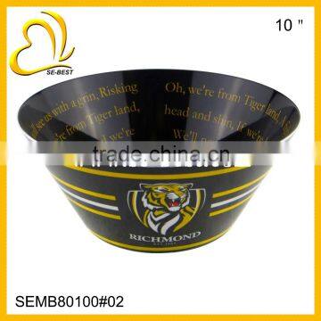 Two sides printing melamine salad bowls, FDA standard