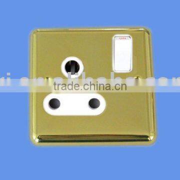 15A stainles steel plate switch