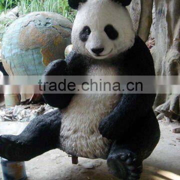 FRP panda statue