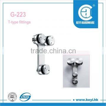 G-223 T-type fitting/sliding glass door fitting