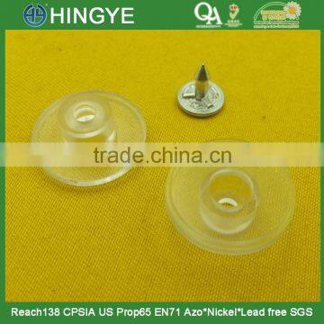 19mm Transparent Plastic Jeans Tack Button --- P4291
