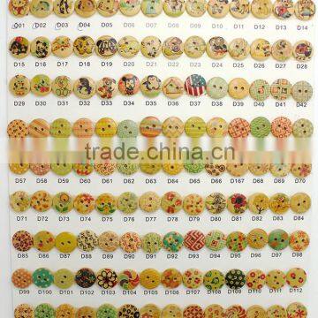 Sedex Audited Factory 2 Pillar Natural Wooden 4 Holes Button photo-6