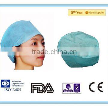 Disposable Non-woven Doctor Cap/Surgical Cap With Elastic in CE,FDA Standard