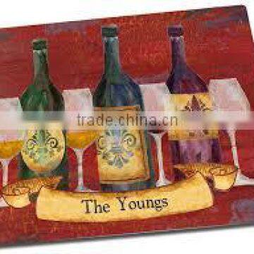 Wine Bottle Glass Chopping Board