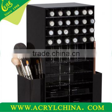 Spinning lipstick tower holds 72 lipsticks, 16 compacts/Acrylic Makeup Organizer Cosmetics Storage Tower                        
                                                Quality Choice