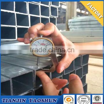 Galvanized iron ms pipe tube with square hollow section YAOSHUN