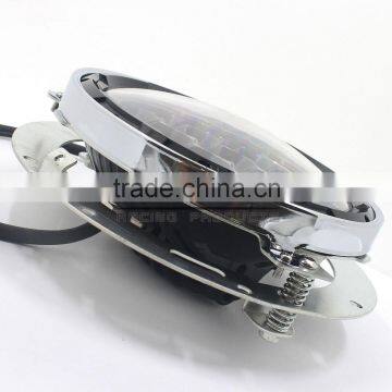 7inch Daymaker LED Projector Headlight With Chrome Round Mounting Extension Trim Bracket Ring for Harley Davidson photo-4