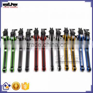 BJ-LS-011 Golden Motorcycle Long Clutch Brake Lever Set CNC Aluminum for Yamaha MT-01 photo-4