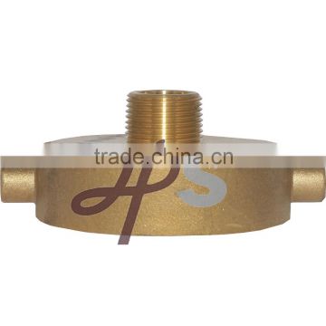 Brass fire hose coupling