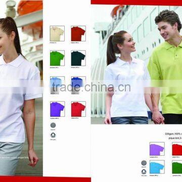 High Quality Fashion Couple Polo Shirt , Custom Polo Shirt Design photo-2