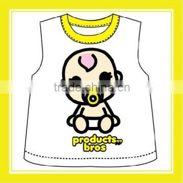 2016 Hot Sell Product Bros Babekit Cotton Yellow For Children Two Pieces Per Set