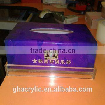 Enviroment-friendly Acrylic Tissue Box Cover ,customized Acrylic Tissue Box Cover photo-5