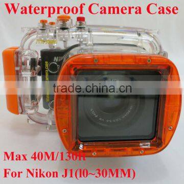 Diving Equipment Camera Casing Underwater Waterproof Camera Housing Case for Nikon Digital Camera J1 10-30mm Lense