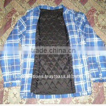 Flannel Padded Fashion Plaid Shirts