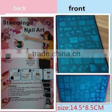 2015 new nail art stamping image plate CF designs