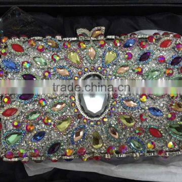 china handbags wholesale crystal and rhinestone evening purses hand bag for women