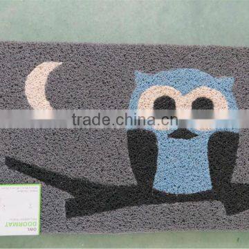 pvc doormat with logo in cartoon all color