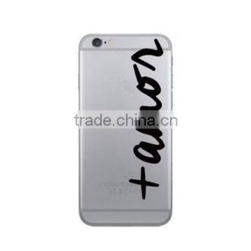 Creative English Word Fashion Clear Slim Tpu Case for Iphone 6 6s 4.7